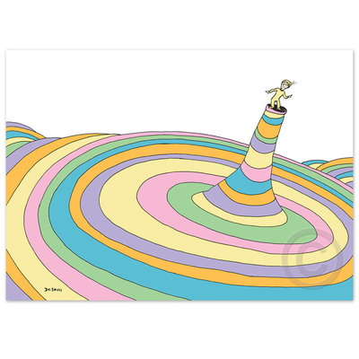 DR. SEUSS - Oh, The Places You'll Go! Cover Delux - Limited Edition of 850 Arabic Numbers - 26 x 36 inches
