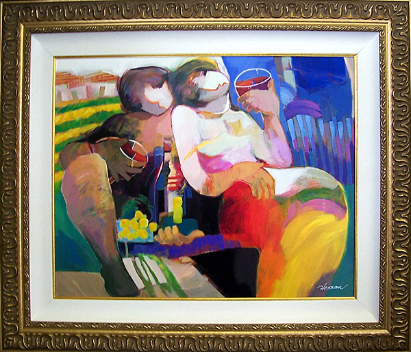 HESSAM ABRISHAMI - Afternoon Amore - Limited Edition on Archival Canvas - 24x30 inches