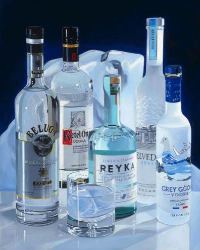 THOMAS STILTZ - Vodka on Ice - Giclee on Canvas - 30x24 inches