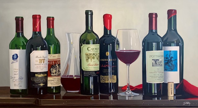 THOMAS STILTZ - Napa's Elite - Oil on Canvas - 22x40 inches