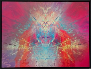 CHAD SMITH - Aquatic - Canvas on Aluminum w/ Layered Inks - 40x30 inches