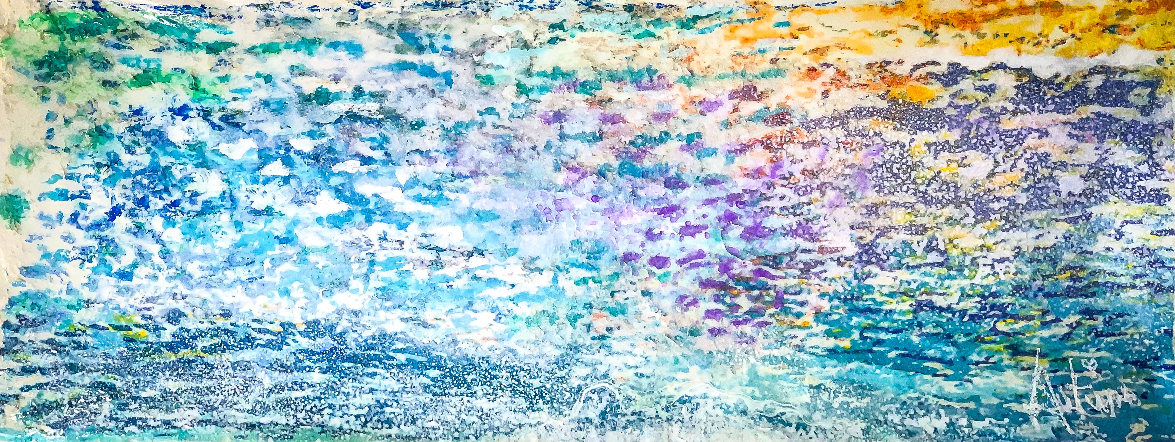 AUTUMN de FOREST - Moody Sky - Acrylic on Canvas - 22x60 inches