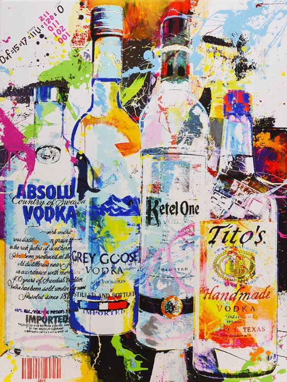 THE BISAILLON BROTHERS - Distilled - Mixed Media Resin - 40x30 inches
