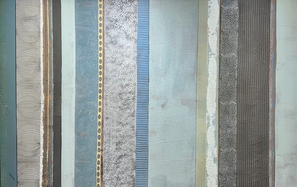 DANIELA ORLANDI - Land, Sea and Air - Acrylic on Canvas - 48x72 inches