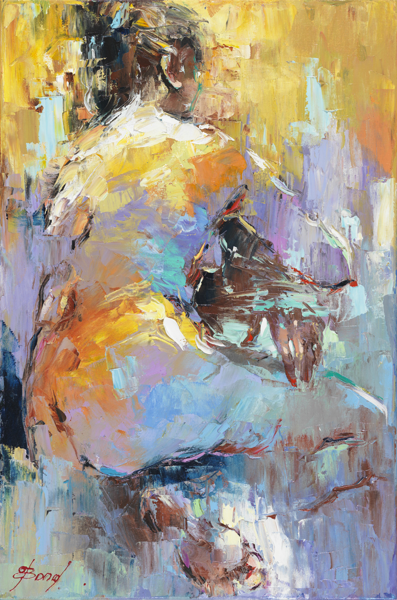 ELENA BOND - Daydream - Oil on Canvas - 30x20 inches