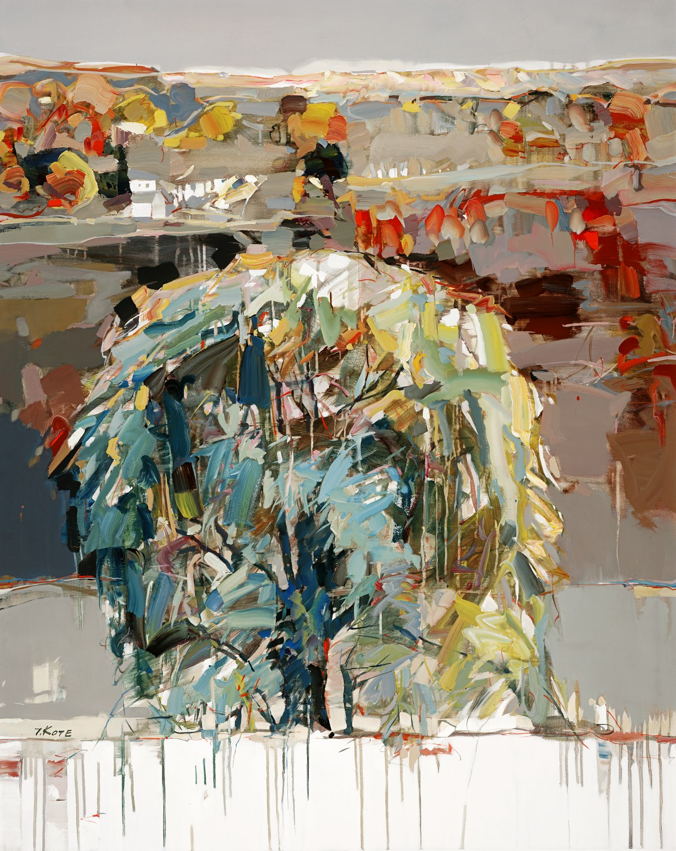 JOSEF KOTE - In Between Dreams - Acrylic on Canvas - 60x48 inches