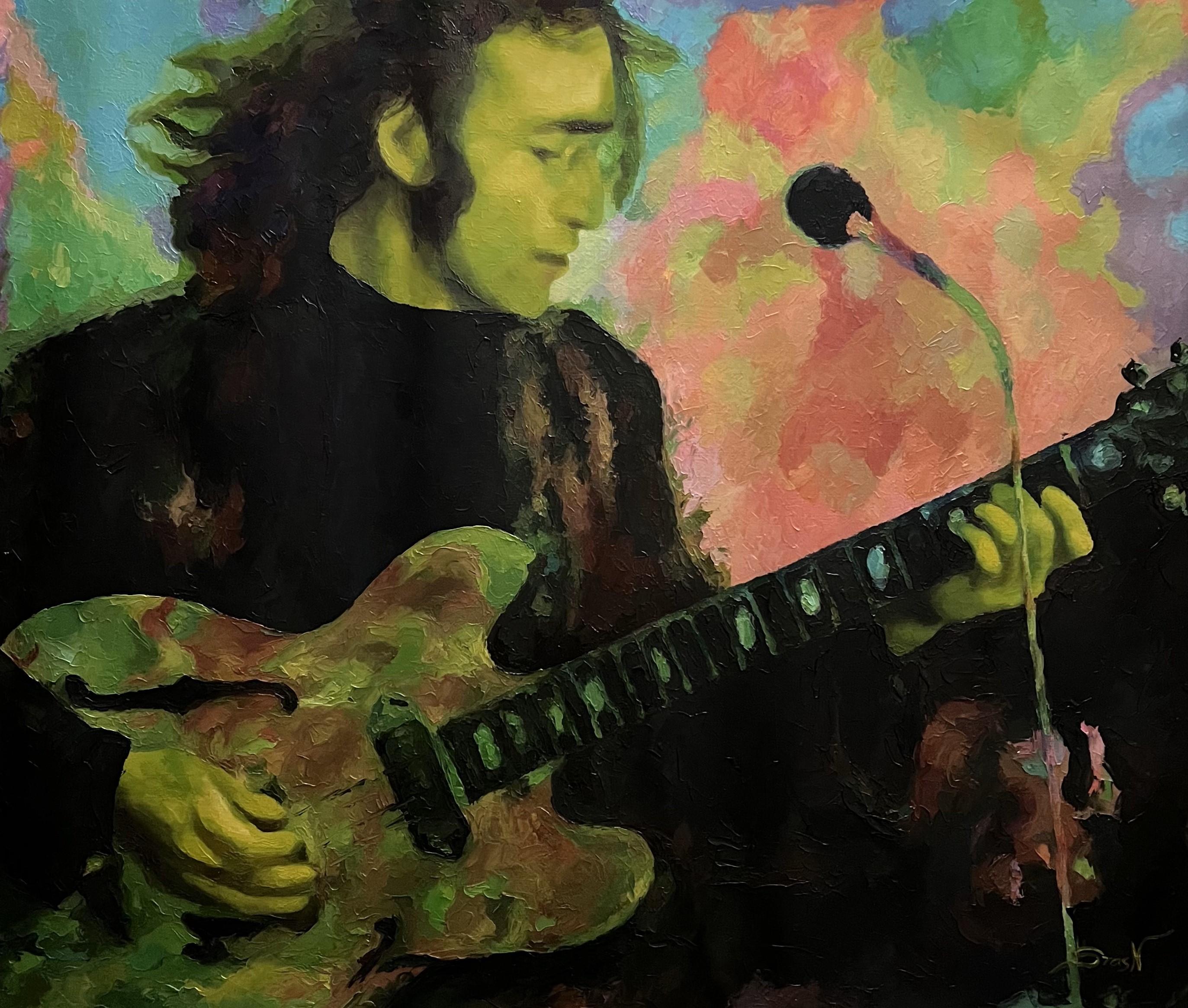 STAS NAMIN - John Lennon - Oil on Canvas - 25x30 inches