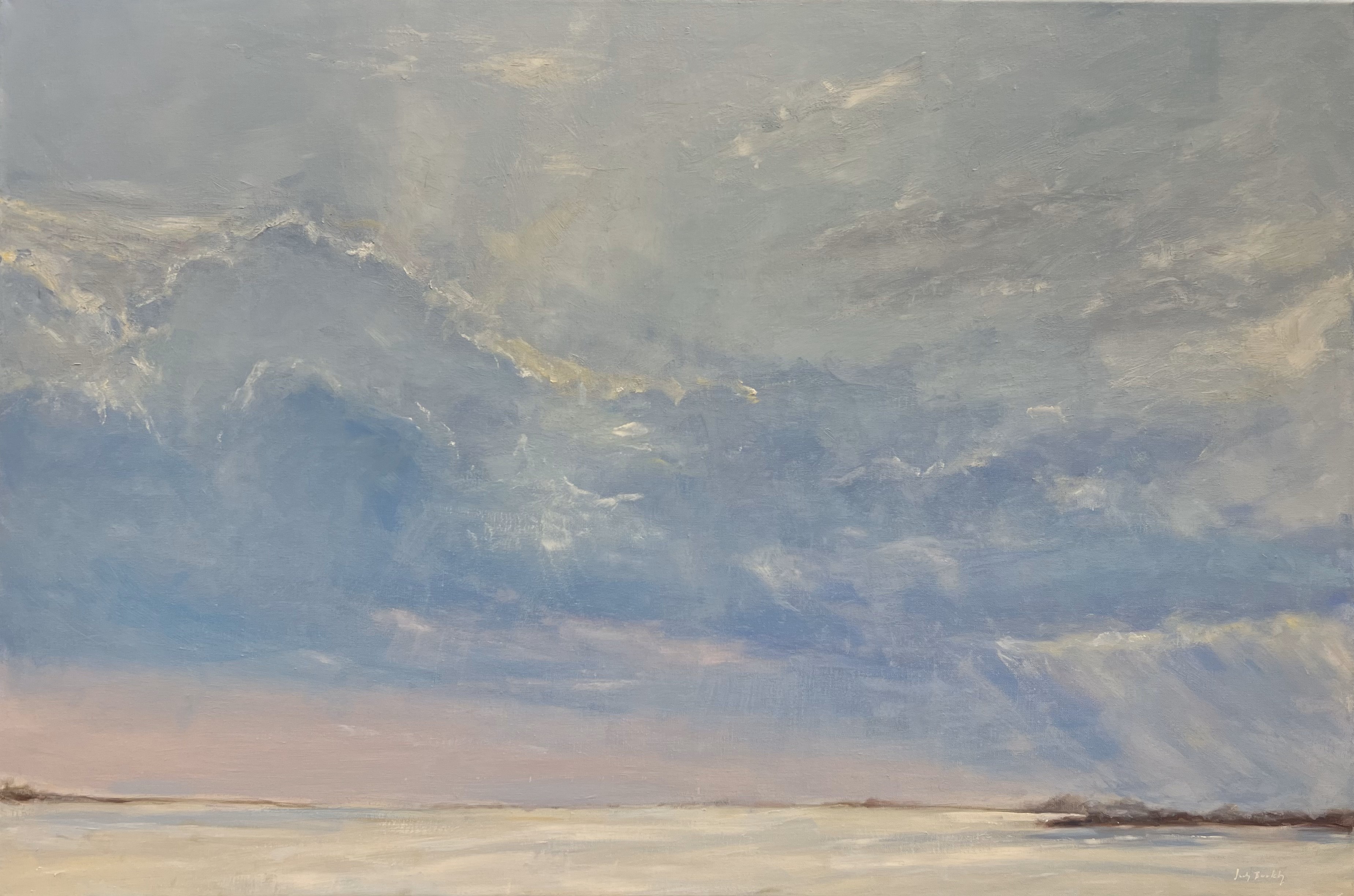 JUDY BUCKLEY - Snow Clouds - Oil on Canvas - 24x36 inches