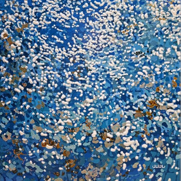 MARGARET JUUL - Wishing Well - Acrylic on Canvas - 36x36 inches
