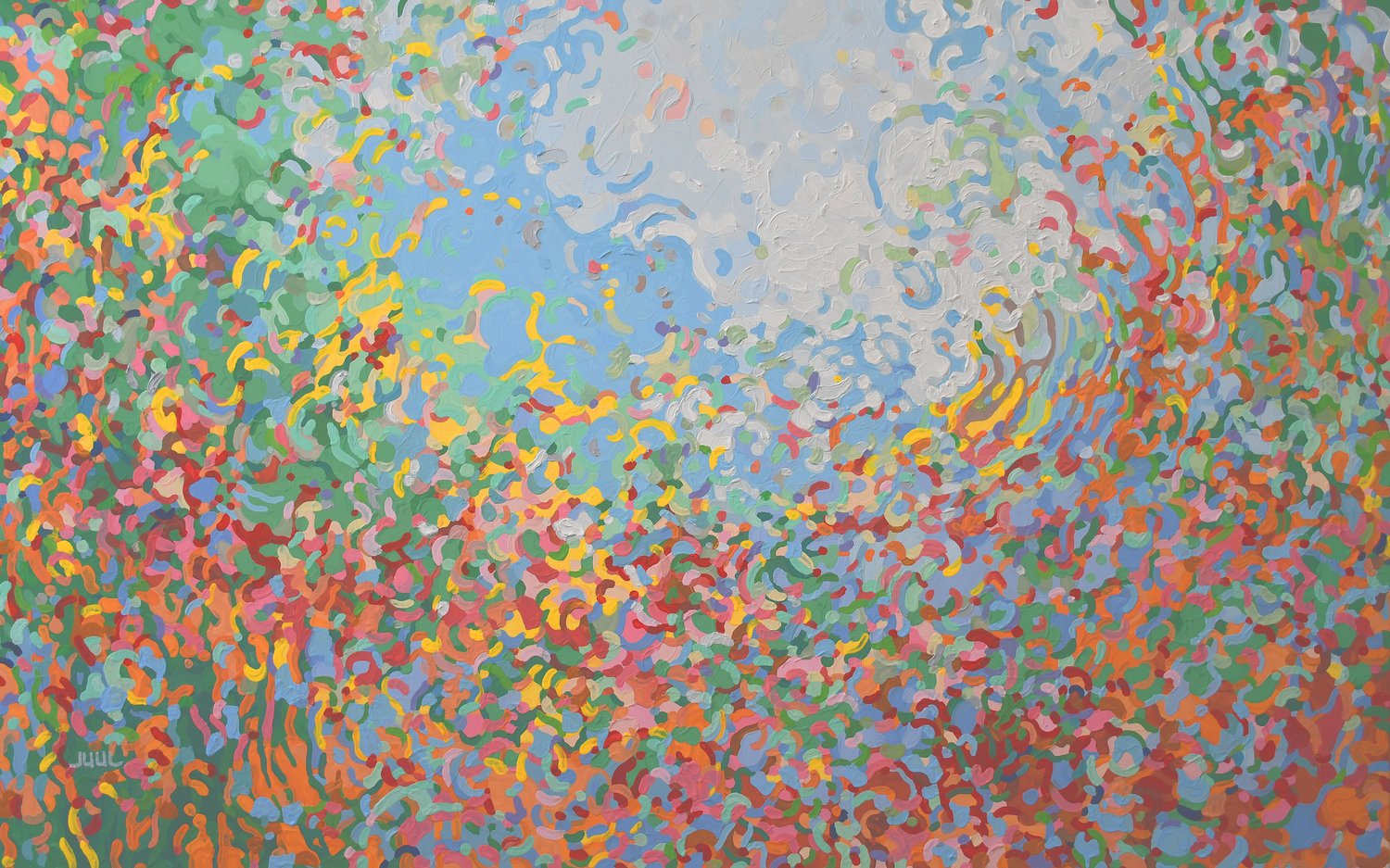 MARGARET JUUL - Art in Bloom - Acrylic on Canvas - 30x48 inches