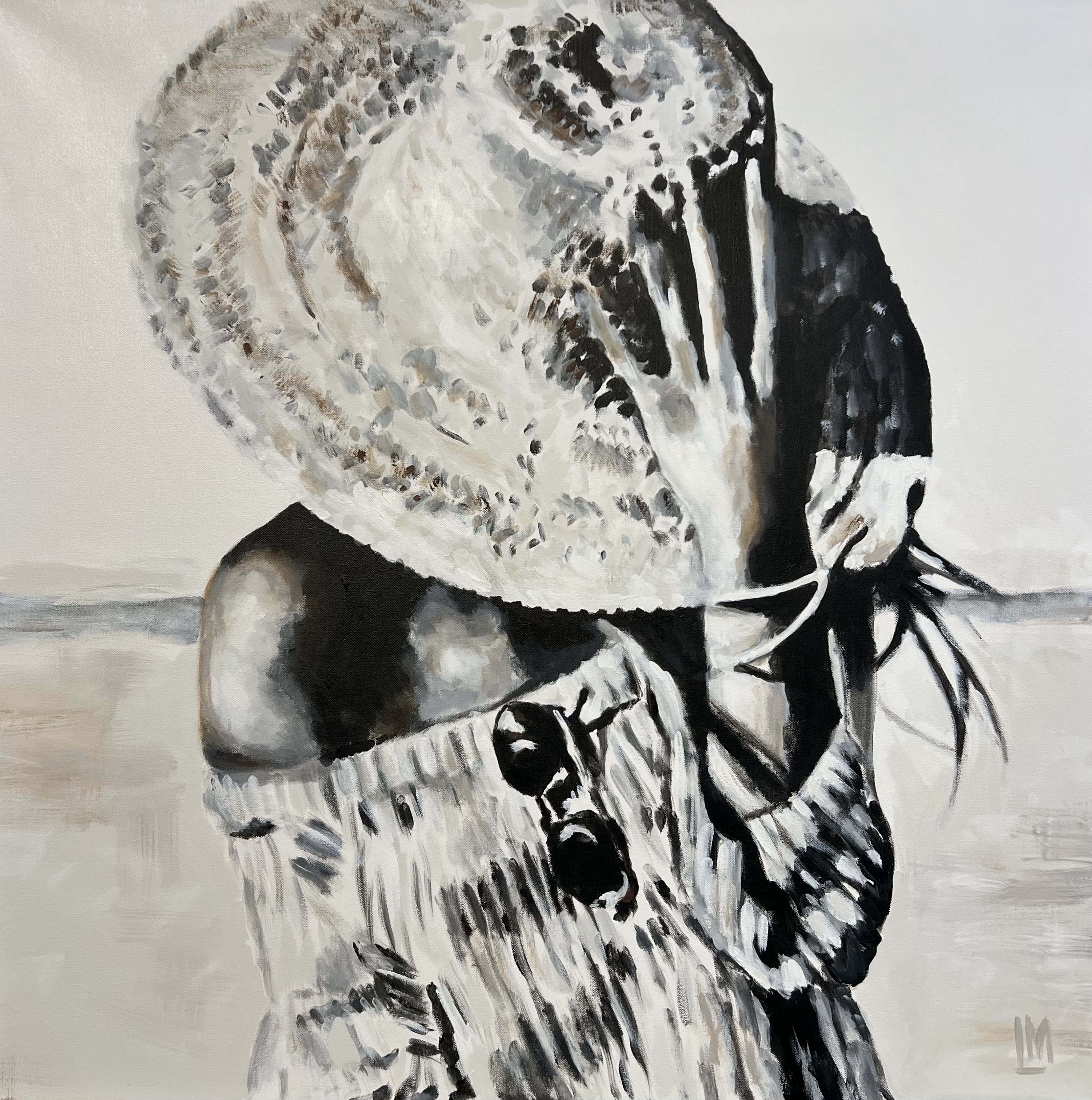 LOIS MANTAK - September - Acrylic on Canvas - 36 x 36 inches