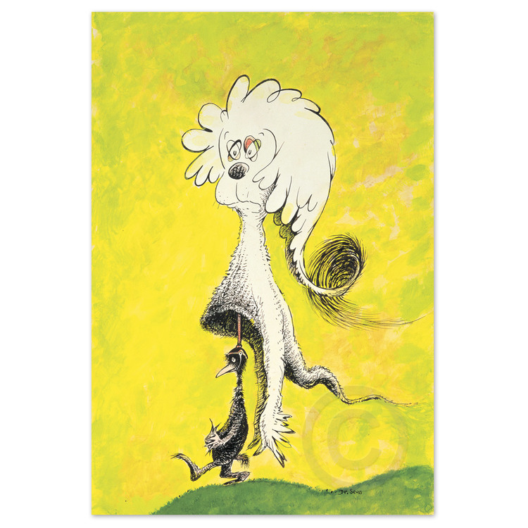 DR. SEUSS - Fooling Nobody - Serigraph on Archival Canvas - 36 x 24 inches