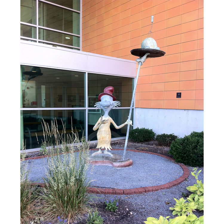 DR. SEUSS - Green Eggs and Ham - Monumental - Monumental Bronze Sculpture - 11'6"h x 5'4"w x 4'7”d