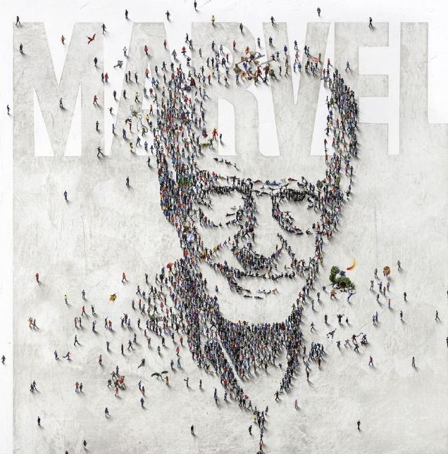 CRAIG ALAN - Marvelous Stan Lee - Fine Art Print on Canvas - 40 x 40