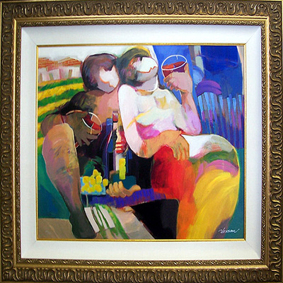 HESSAM ABRISHAMI - Afternoon Amore - Limited Edition on Archival Canvas - 24x30 inches