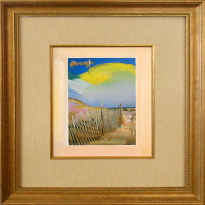 PETER MAX - Ocean Series l - Mixed Media Paper - 14x11  inches
