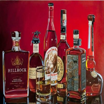 THOMAS STILTZ - Grand Bourbon Tasting - Giclee on Canvas - 40x46 inches