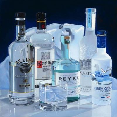 THOMAS STILTZ - Vodka on Ice - Giclee on Canvas - 30x24 inches