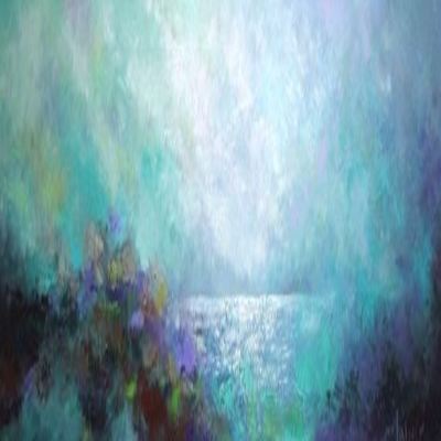 NATALYA ROMANOVSKY - Summer Breeze - Oil on Canvas - 16 x 60 inches