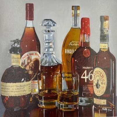 THOMAS STILTZ - Whiskey Heaven - Giclee on Canvas - 24x 20 inches