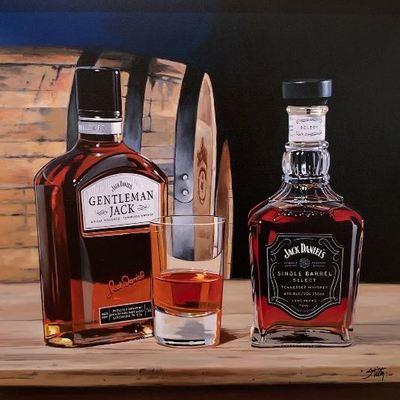 THOMAS STILTZ - Two Jacks - Giclee on Canvas - 28 x 30 inches