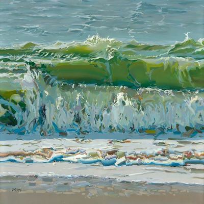 JOSEF KOTE - Drawn to Greatness - Acrylic on Canvas - 48x72 inches
