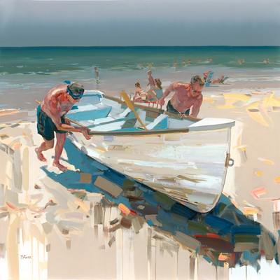 JOSEF KOTE - A Little Journey - Acrylic on Canvas - 48x48 inches