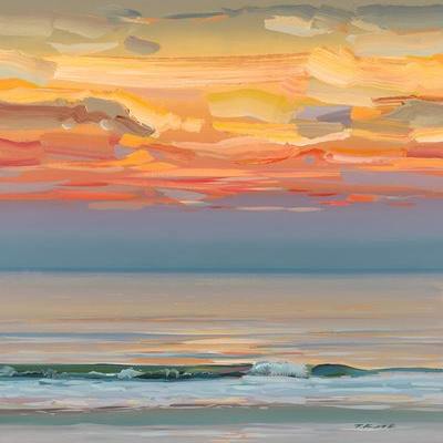 JOSEF KOTE - Sunset Mediitation - Acrylic on Canvas - 24x36 inches