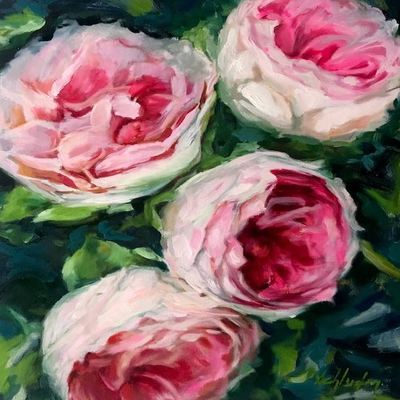 MICHELLE SCHLEIDER - Seekers - Oil on Linen - 16 x 20 inches