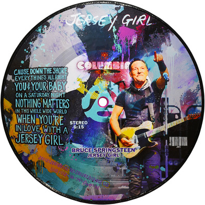 THE BISAILLON BROTHERS - Jersey Girl - Vinylgraph - 36x36 inches