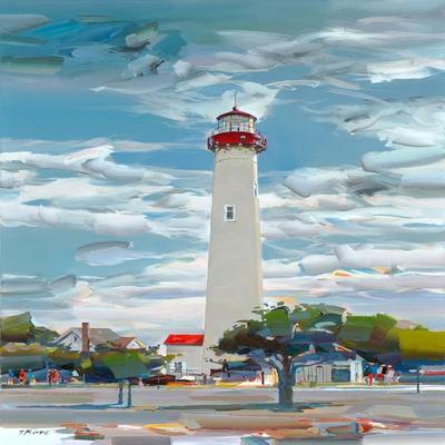 JOSEF KOTE - The Cape May Lighthouse - Acrylic on Canvas - 24x36 inches