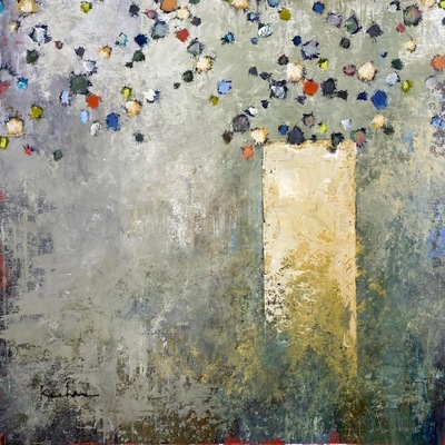 JEFF KOEHN - Jubilant - Oil on Canvas - 40x40 inches