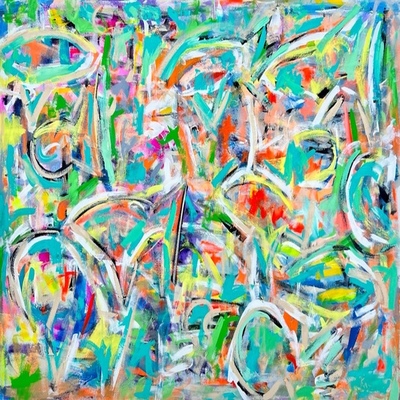 KASEY CHILD - Lure - Acrylic on Canvas - 36x48 inches