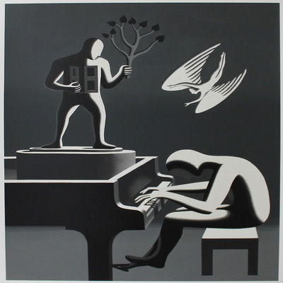 MARK KOSTABI - Cyclone Variations - Serigraph on Paper - 27x35 inches