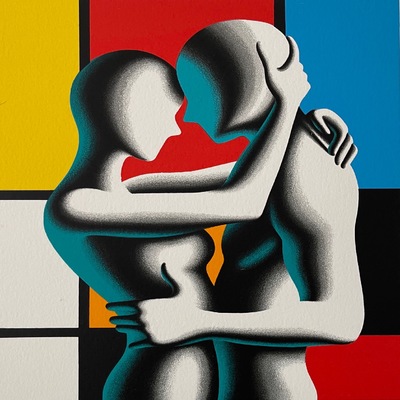 MARK KOSTABI - Modern Love - Serigraph on Paper - 14x19 inches