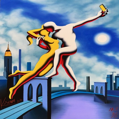 MARK KOSTABI - Hitting The Big Time - Limited Edition Giclee on Paper - 23.25x18 inches
