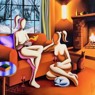 MARK KOSTABI - Tales of Destiny - Limited Edition Giclee on Paper - 18.25x23 inches