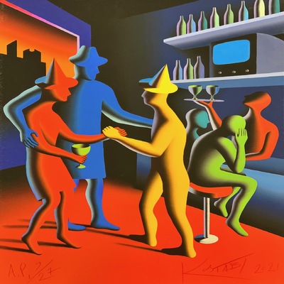 MARK KOSTABI - The Great Connector - Limited Edition Giclee on Paper - 21x16 inches