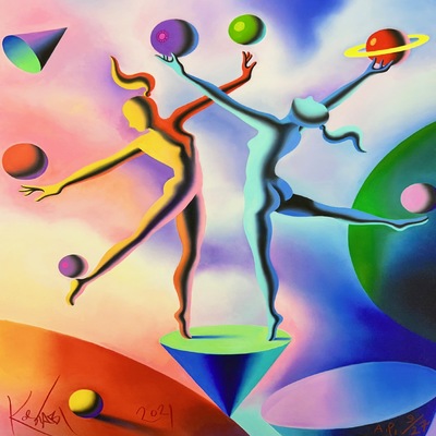 MARK KOSTABI - The Essence of Creation - Limited Edition Giclee on Paper - 16x20 inches