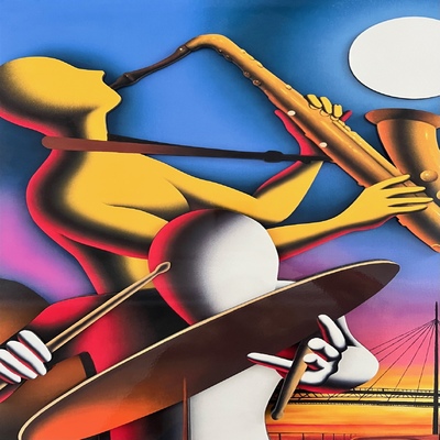 MARK KOSTABI - The Eulogy of You - 3D Sculptagraph - 17W x 27.25H x 1D inches