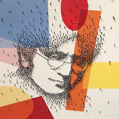 CRAIG ALAN - Dr. Dream - Mixed Media on Panel - 44x54 inches