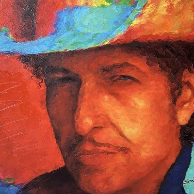 STAS NAMIN - Bob Dylan - Oil on Canvas - 25x30 inches