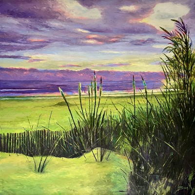STAS NAMIN - Dunes - Oil on Canvas - 40x40 inches