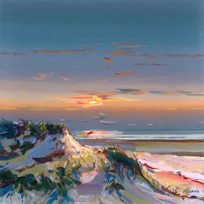 JOSEF KOTE - The Wonders Of A Sunrise - Acrylic on Canvas - 30x30 inches