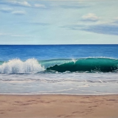 ANTONIA TYZ PEEPLES - Sunday Afternoon - Oil on Canvas - 24x48 inches