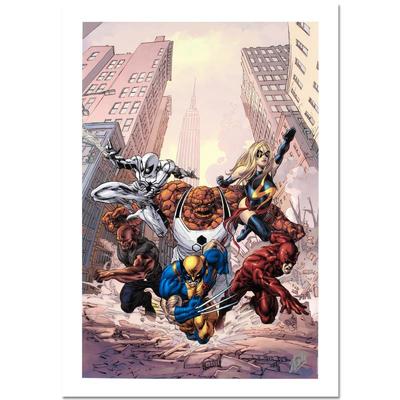 STAN LEE - New Avengers - Giclee on Canvas - 22x33 inches