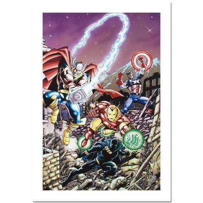 STAN LEE - Avengers - Giclee on Canvas - 22x33 inches