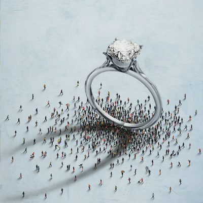 CRAIG ALAN - Happily Ever After - Giclee on Canvas - 30x30 inches