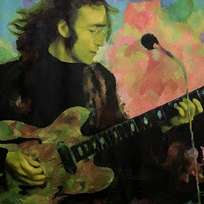 STAS NAMIN - John Lennon - Oil on Canvas - 25x30 inches