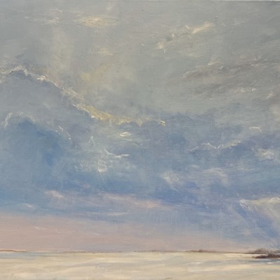 JUDY BUCKLEY - Snow Clouds - Oil on Canvas - 24x36 inches